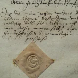 Testament Johann Walters Eigenhändige Unterschrift M. Hellwig